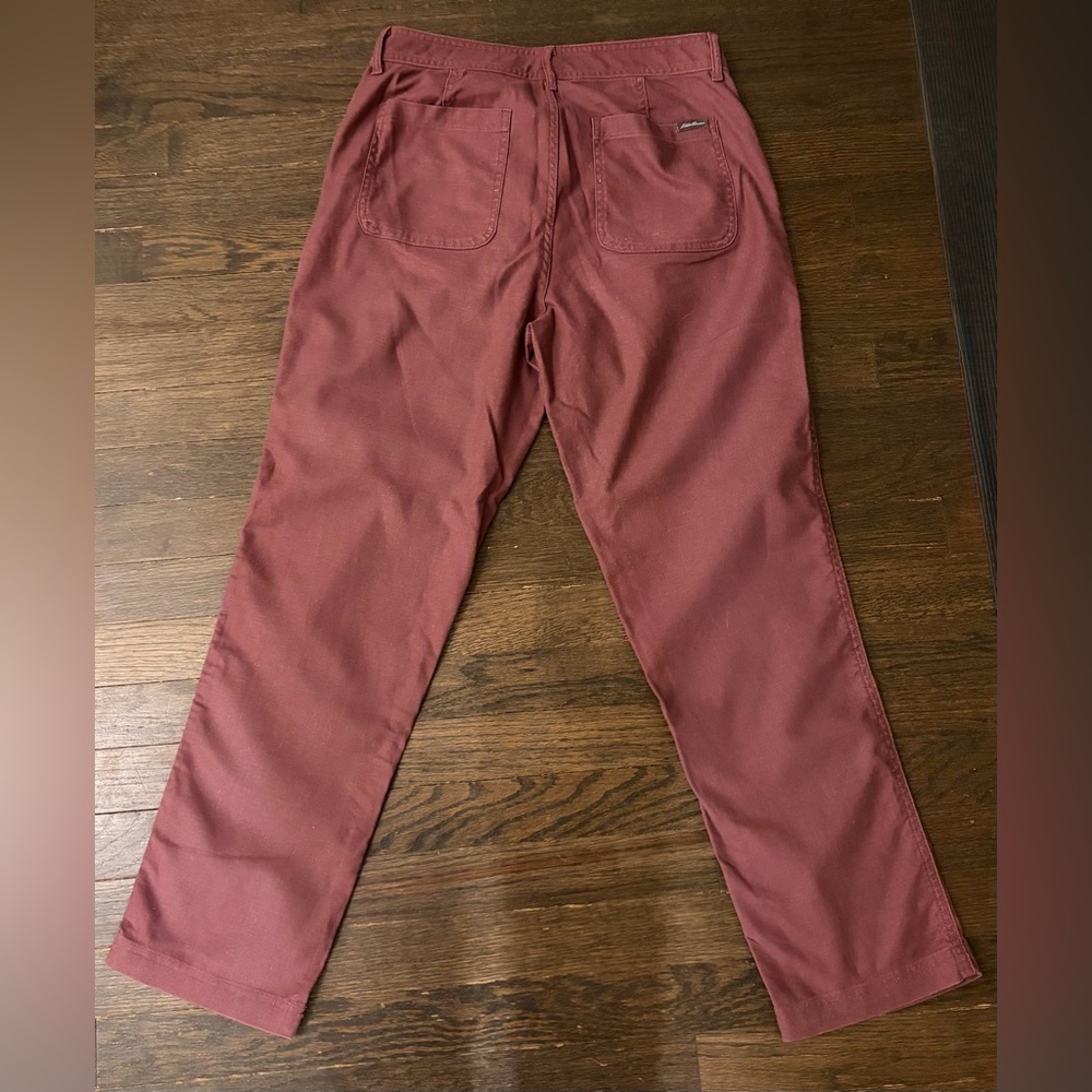Eddie Bauer Women's Pants in Burgundy - Picture 2 of 4